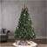 Alt View 15. Noble House - 7' Mixed Spruce Pre-Lit Hinged Artificial Christmas Tree with Glitter Branches, Red Berries and Pinecones - Green + Multi Lights.