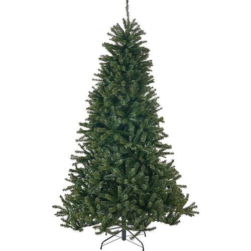 Noble House - 7.5' Noble Fir Unlit Hinged Artificial Christmas Tree - Green