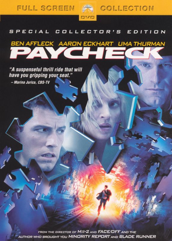  Paycheck - Remember the Future [P&amp;S] [Special Collector's Edition] [DVD] [2003]