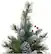 Alt View 11. Noble House - 9' Mixed Spruce Pre-Lit Hinged Artificial Christmas Tree with Frosted Branches, Red Berries and Frosted Pinecones - Green + Clear Lights.