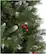Alt View 12. Noble House - 9' Mixed Spruce Pre-Lit Hinged Artificial Christmas Tree with Frosted Branches, Red Berries and Frosted Pinecones - Green + Clear Lights.