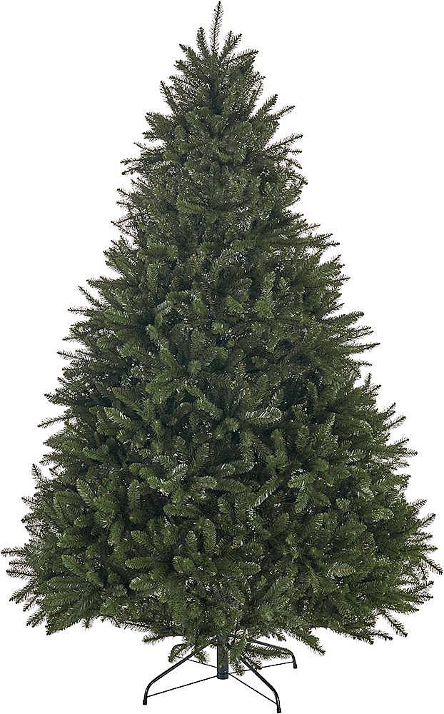 Noble House - 7.5' Norway Spruce Unlit Hinged Artificial Christmas Tree - Green