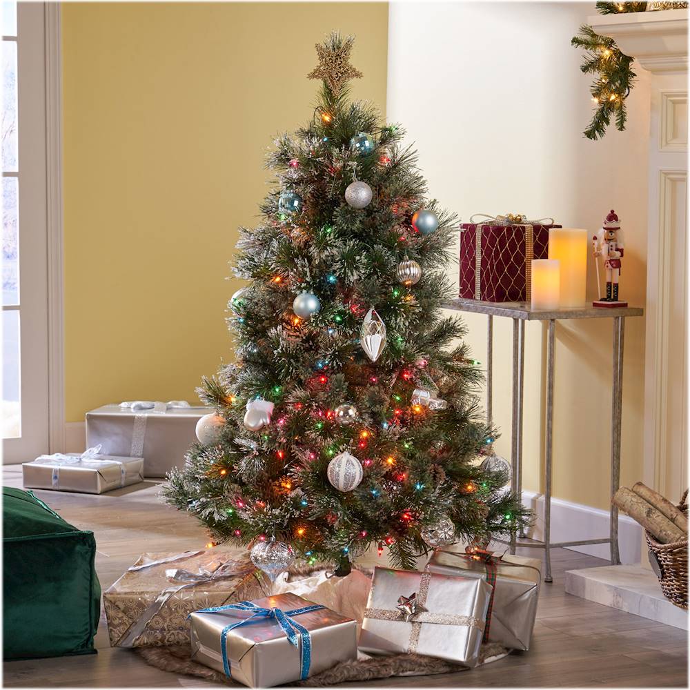 Best Buy: Noble House 4.5' Cashmere Pine Pre-Lit Artificial Christmas ...