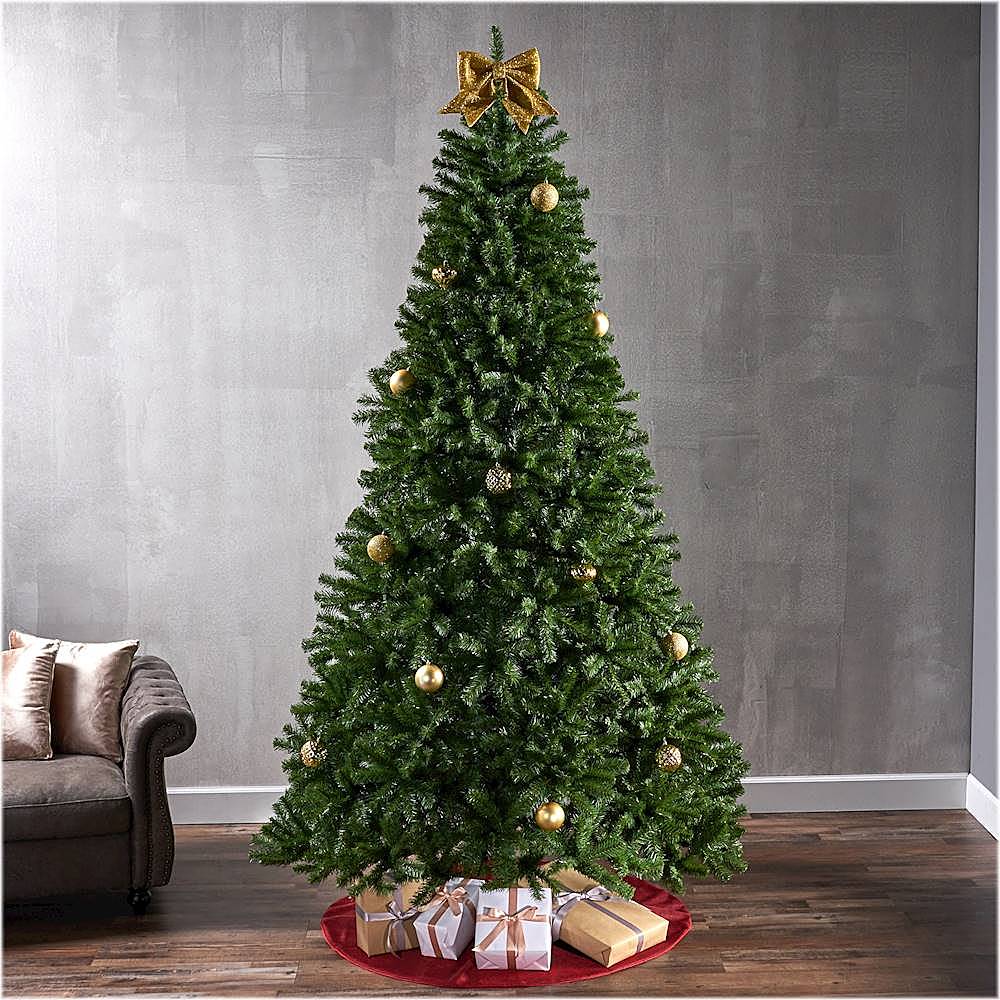 Best Buy: Noble House 9' Noble Fir Unlit Hinged Artificial Christmas ...