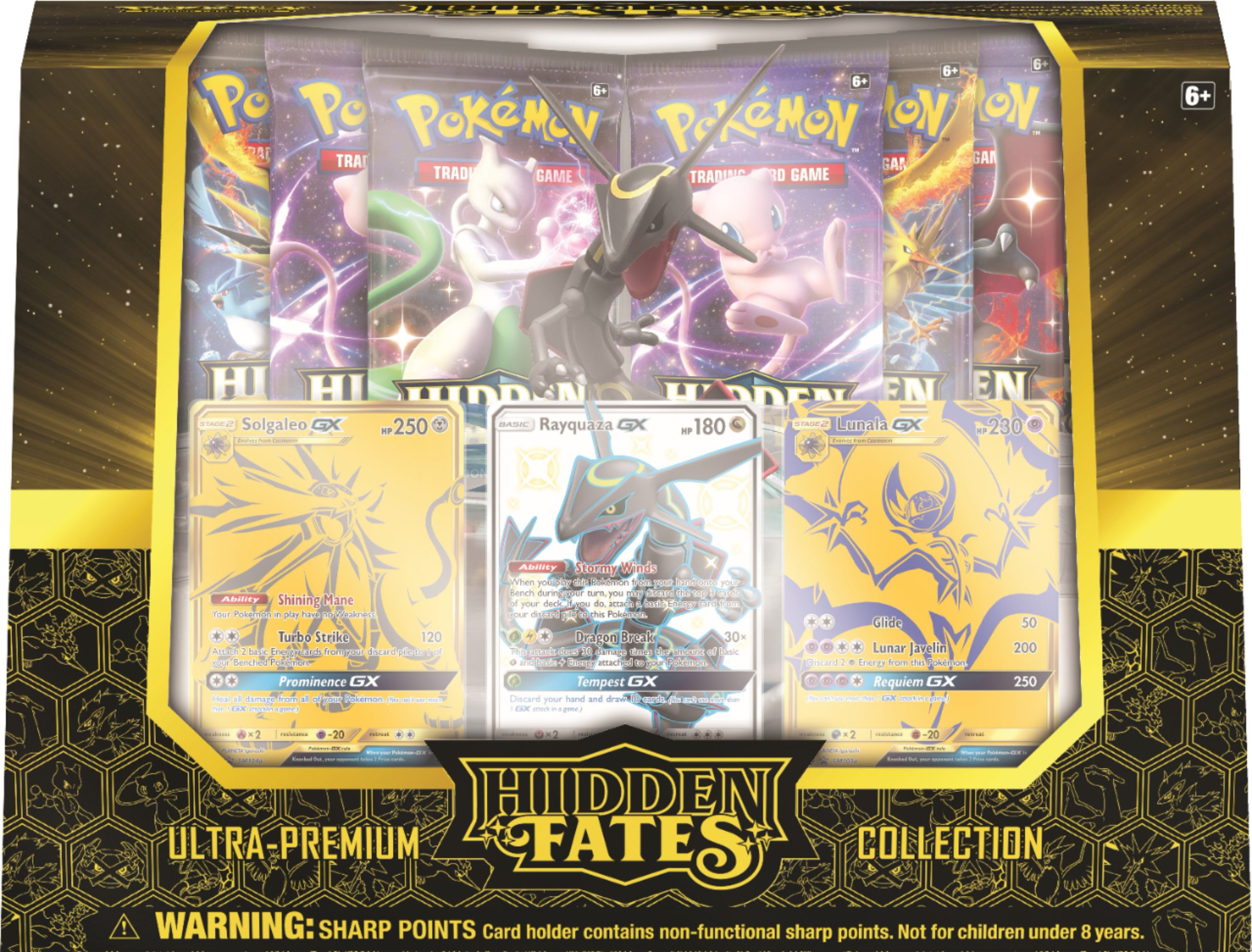 Shiny Rayquaza GX Promo card from Hidden Fates - Pokemon TCG
