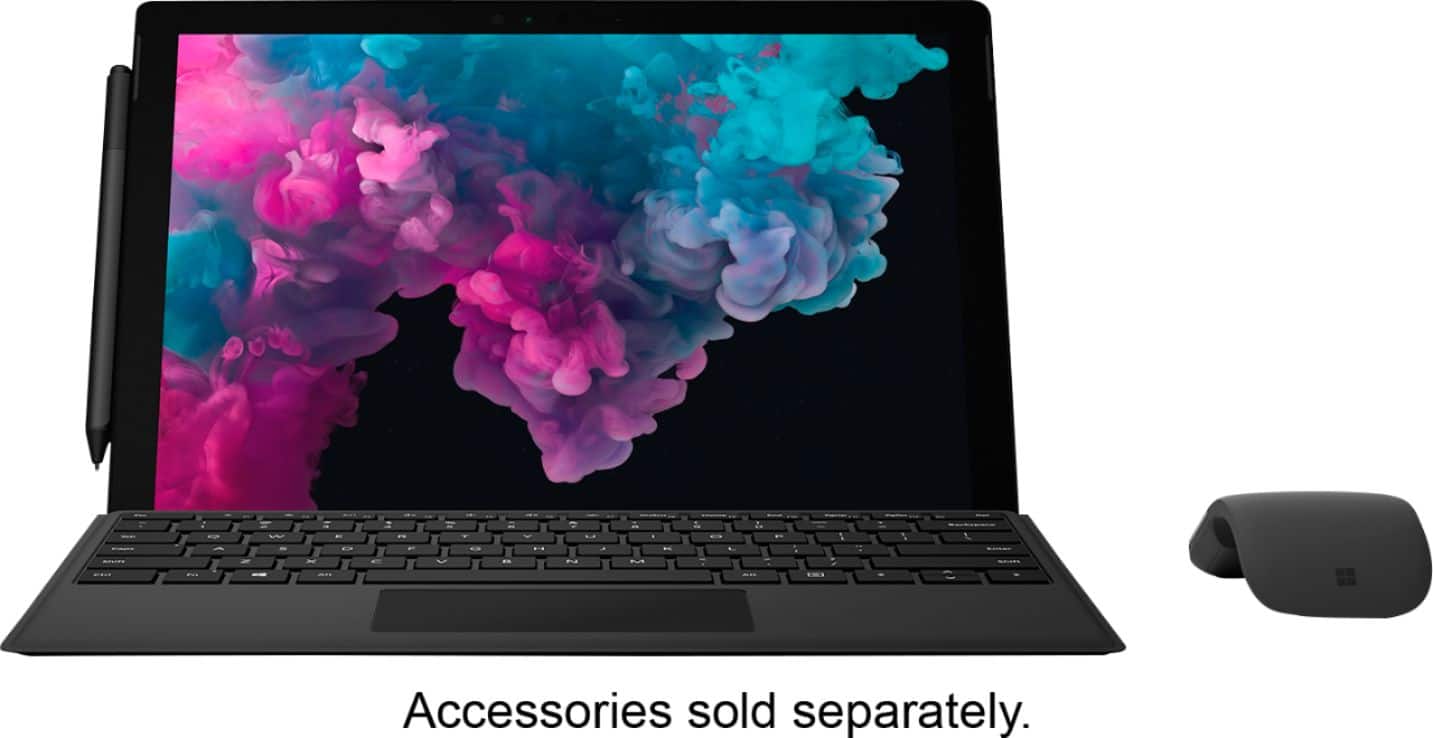 Alt View 11. Microsoft - Geek Squad Certified Refurbished Surface Pro 6 - 12.3" Touch-Screen - Intel Core i5 - 8GB - 256GB SSD - Black.