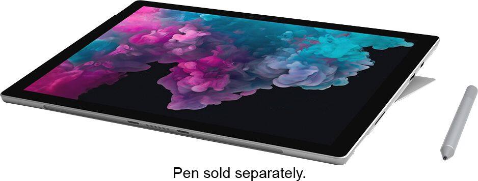 Alt View 16. Microsoft - Geek Squad Certified Refurbished Surface Pro 6 - 12.3" Touch-Screen - Intel Core i7 - 16GB - 1TB SSD - Platinum.