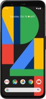 Google - Pixel 4 with 64GB Cell Phone (Unlocked) - Just Black - Front_Zoom