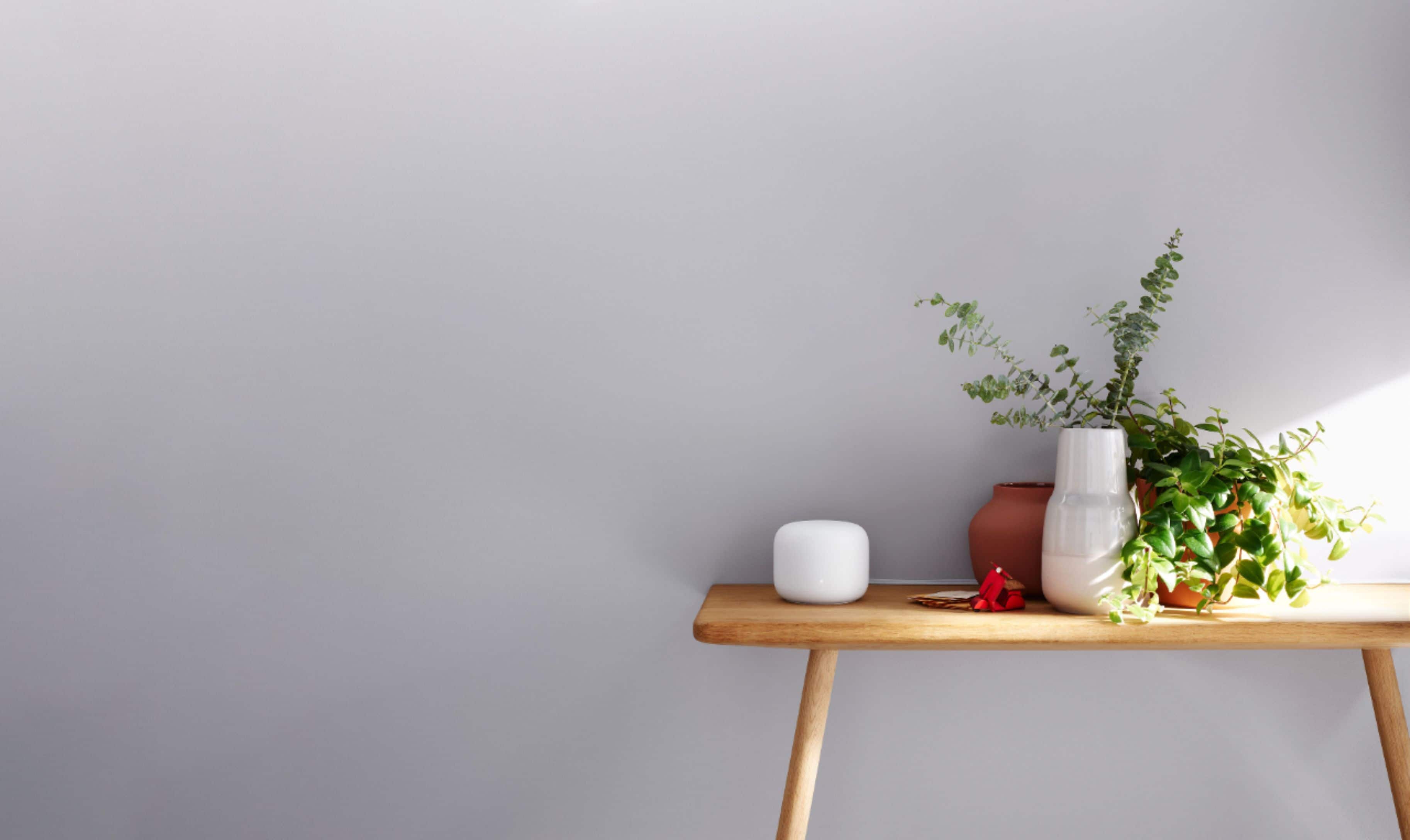 Alt View 16. Google - Nest Wifi - Mesh Router (AC2200) - Snow - Snow.