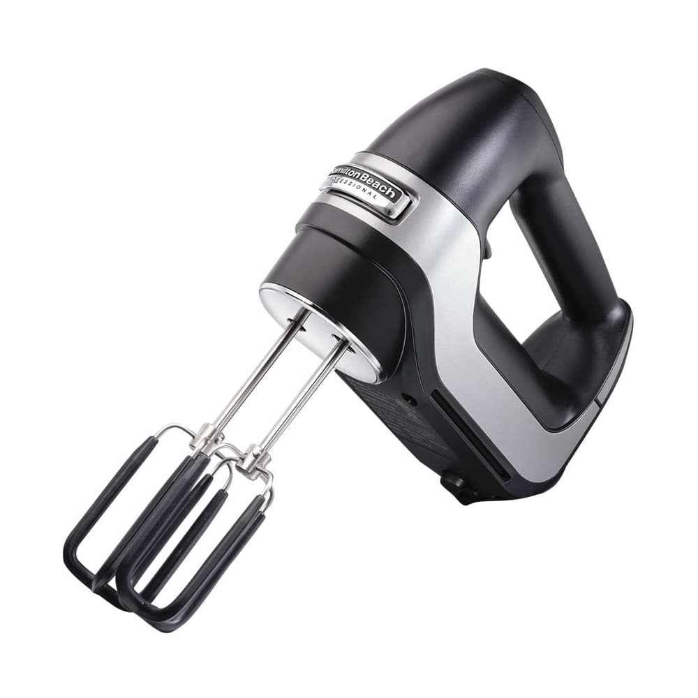 Front. Hamilton Beach - 62655 Professional 7-Speed Hand Mixer - Matte Black.
