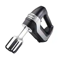 Hamilton Beach - Professional 7-Speed Hand Mixer - Matte Black - Front_Zoom