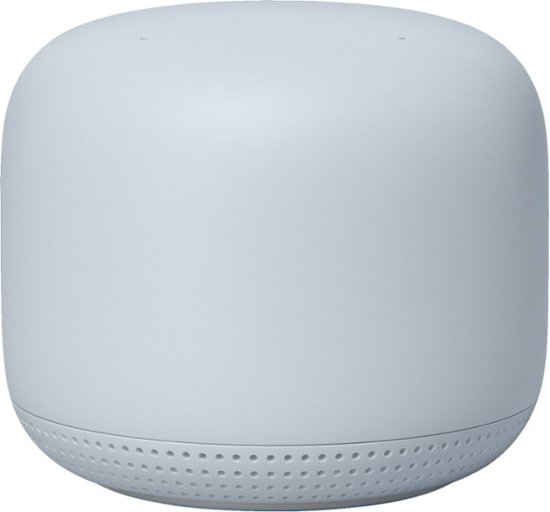 Front Zoom. Nest Wifi - Add On Point with Google Assistant - Mist.