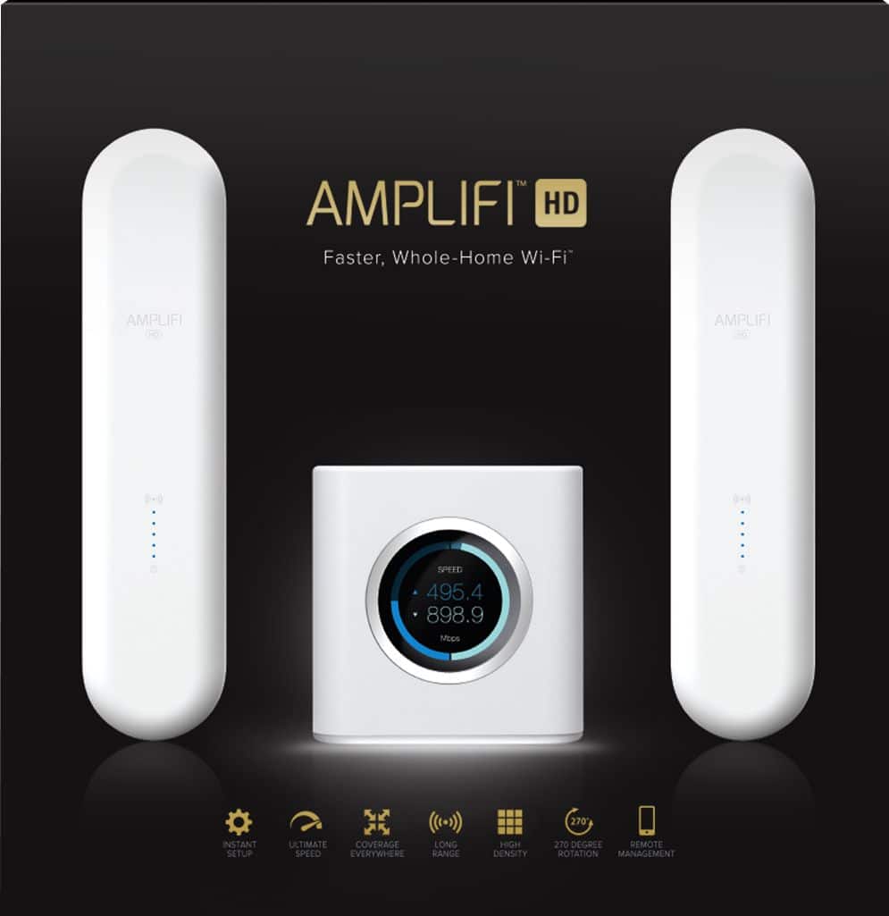 Alt View 13. Ubiquiti - AmpliFi Dual-Band Mesh Wi-Fi System - White.