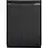 Front. GE - Top Control Built-In Dishwasher with 3rd Rack, 50dBA - Black Slate.
