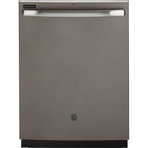 GE - Top Control Built-In Dishwasher with 3rd Rack, 50dBA - Slate