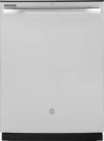 GE - Top Control Built-In Dishwasher with 3rd Rack, 50 dba - Stainless steel - Front_Standard