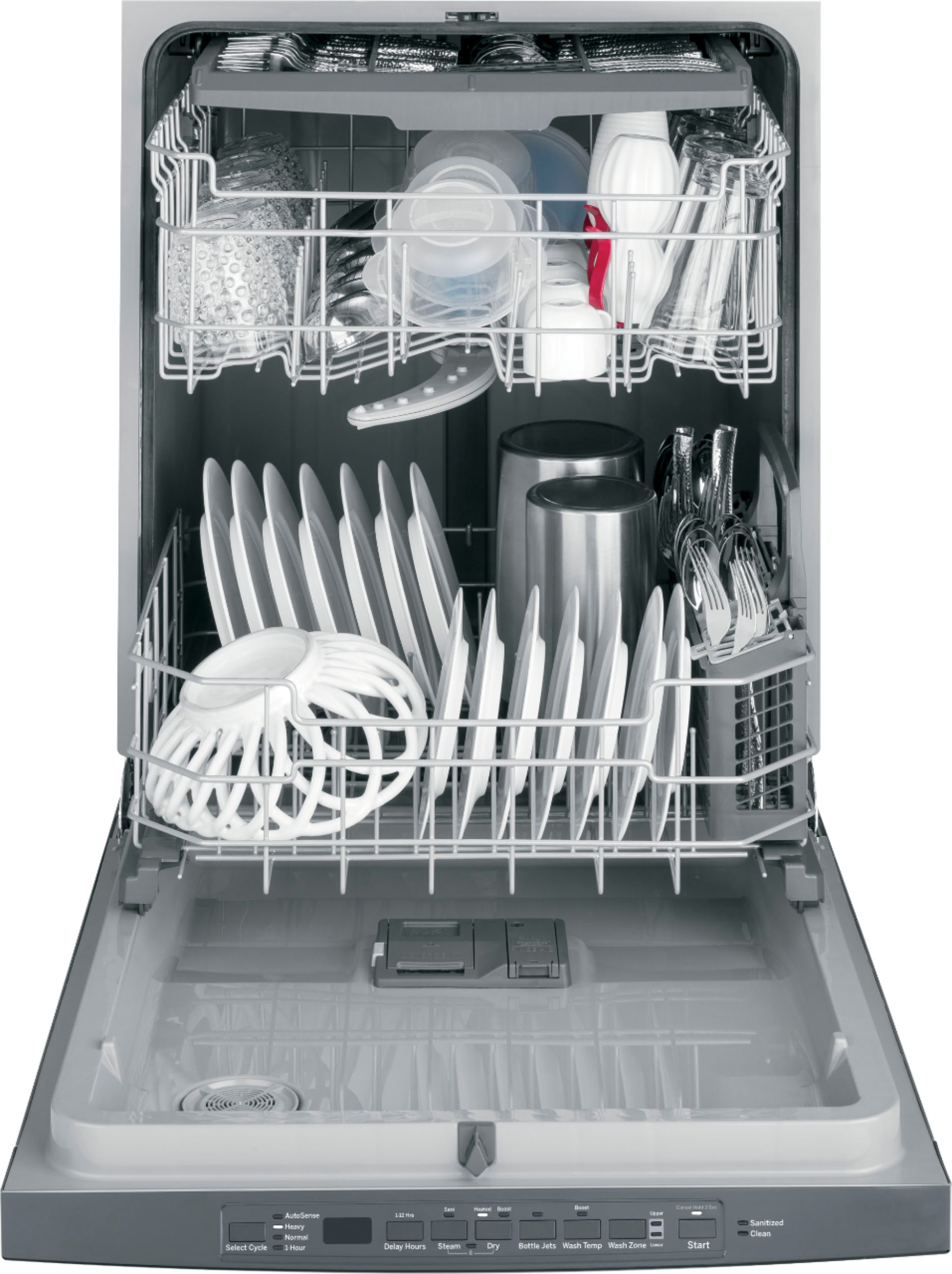 GE Top Control Built-In Dishwasher with 3rd Rack, Dry Boost, 50 dBa White  GDT630PGRWW - Best Buy