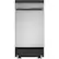Front. GE - 18" Portable Dishwasher - Stainless steel.