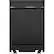 Front. GE - 24" Portable Dishwasher - Black.