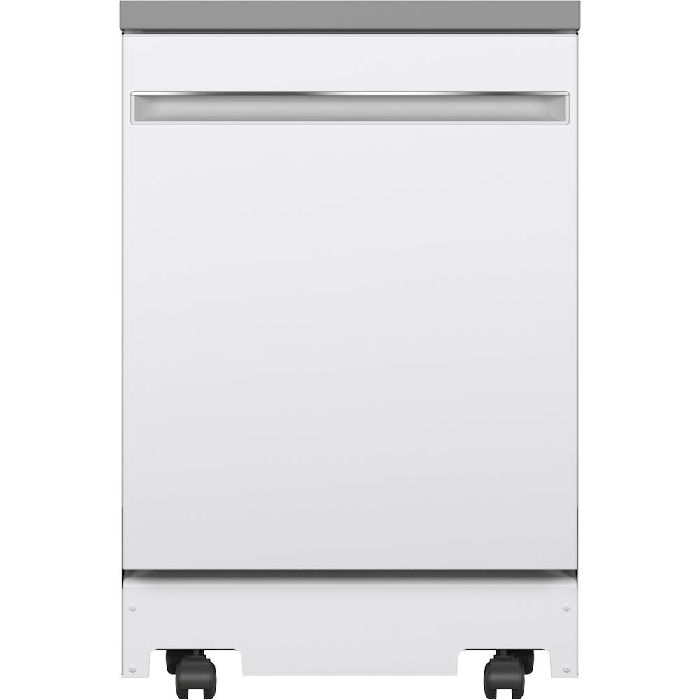 Ge 24 Portable Dishwasher White Gpt225sglww Best Buy