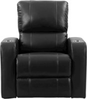 CorLiving - Power Recline Home Theater Seating - Black - Front_Zoom