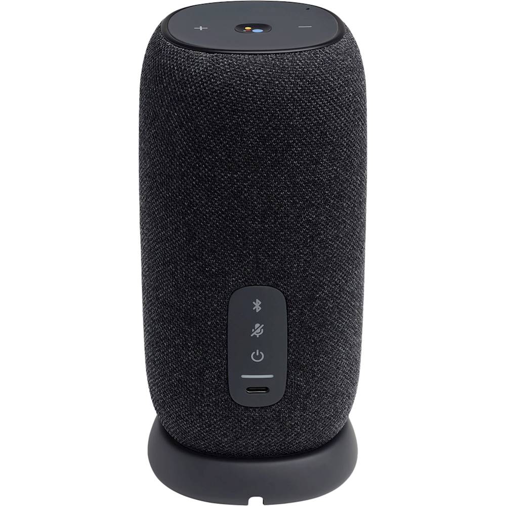 JBL Link Smart Portable Wi-Fi and Bluetooth Speaker with Google Assistant Black - Best Buy