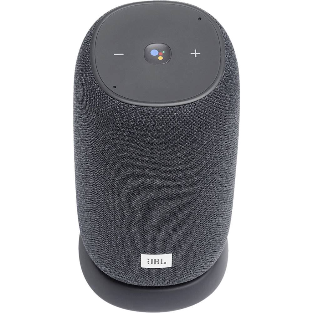 Alt View 11. JBL - Link Smart Portable Wi-Fi and Bluetooth Speaker with Google Assistant - Gray.