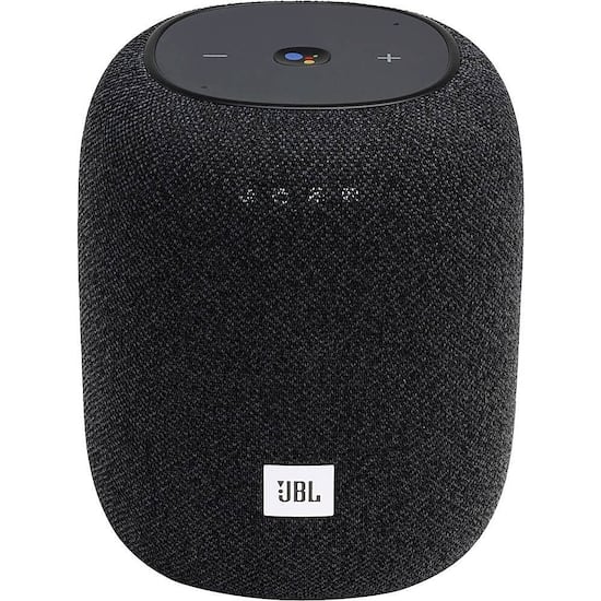 Jbl Link Music Smart Wi Fi And Bluetooth Speaker With Google Assistant Black Jbllinkmusicblkam Best Buy