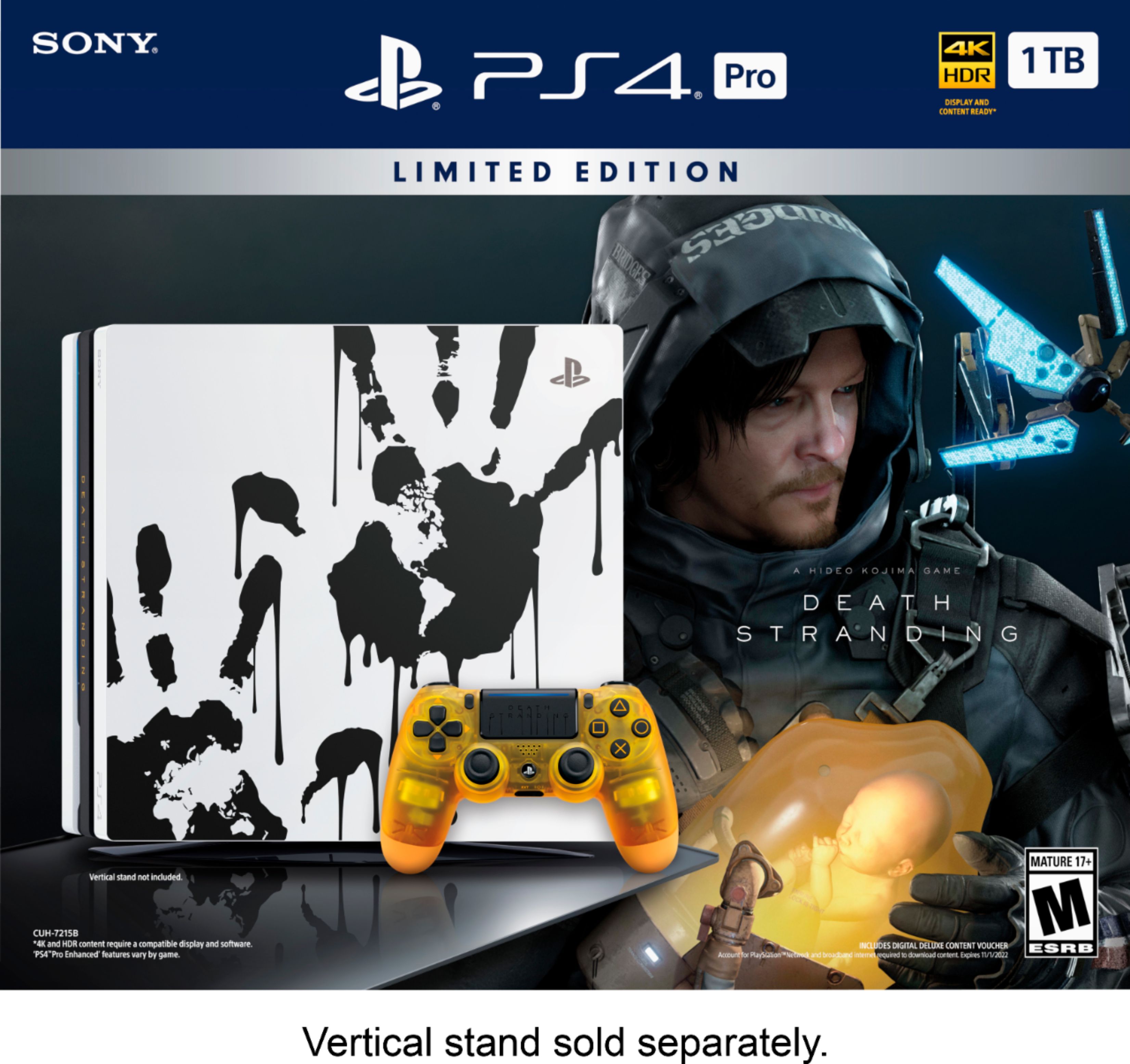 Oversigt Hør efter snorkel Sony PlayStation 4 Pro 1TB Limited Edition Death Stranding Console Bundle  123456 - Best Buy