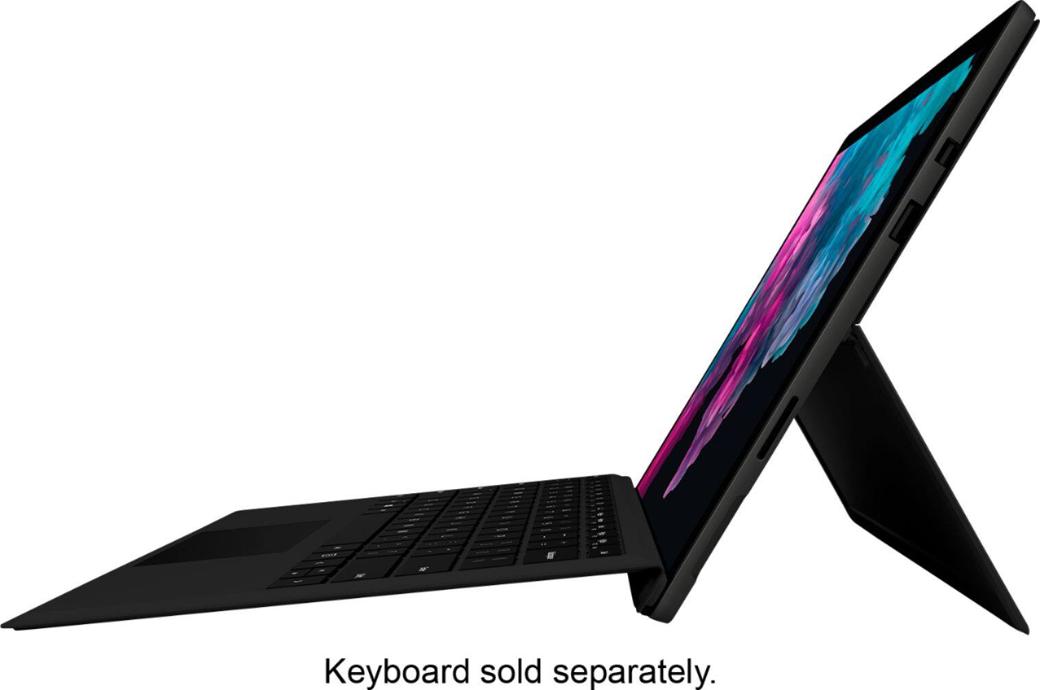Alt View 13. Microsoft - Geek Squad Certified Refurbished Surface Pro 6 - 12.3" Touch-Screen - Intel Core i7 - 8GB - 256GB SSD - Black.