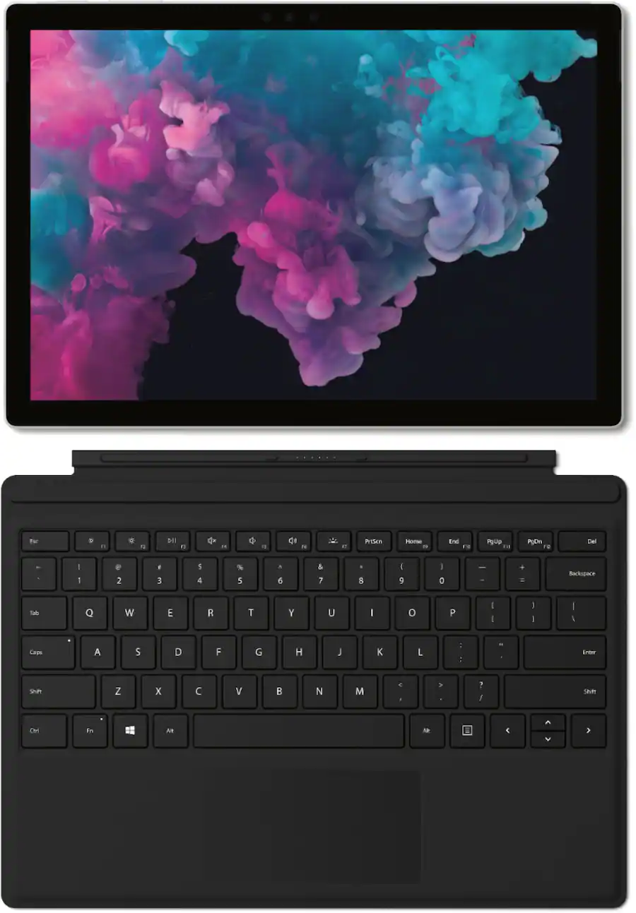 Microsoft Geek Squad Certified Refurbished Surface Pro 6 with Black