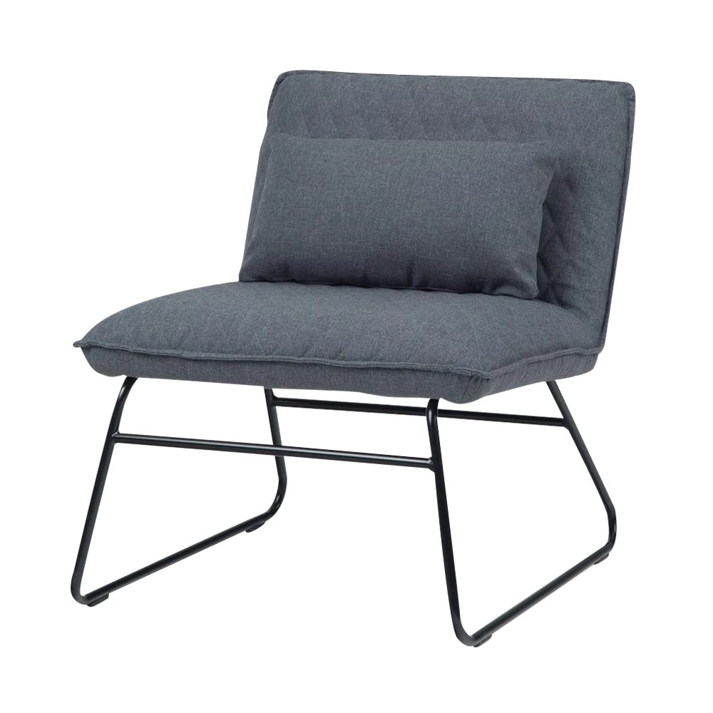 Simpli Home Burke Contemporary Fabric Chair Gray/Black AXCCHR-33-G - Best  Buy