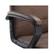 Alt View 13. Simpli Home - Brewer 5-Pointed Star Metal and Foam Office Chair - Distressed Brown.