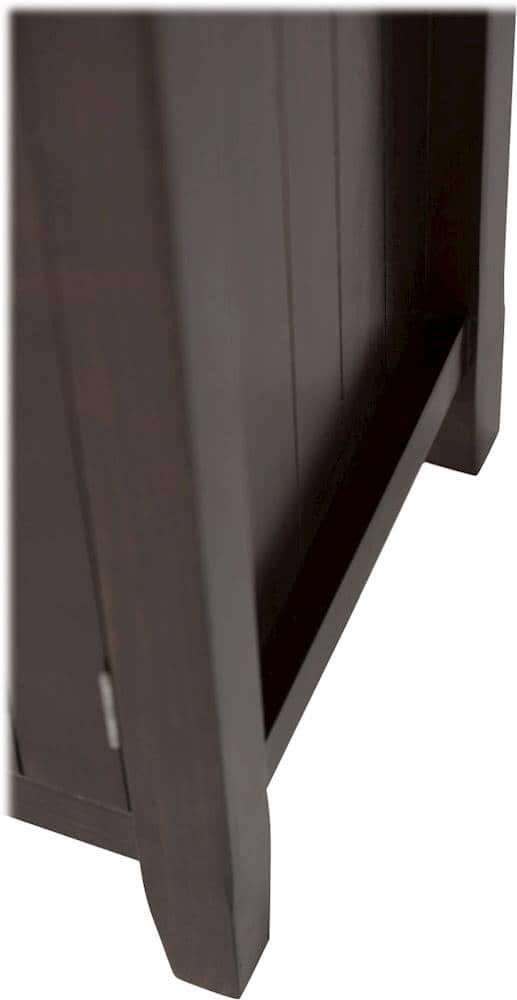 Alt View 15. Simpli Home - Acadian SOLID WOOD 39 inch Wide Transitional Medium Storage Cabinet in Brunette Brown - Brown.
