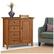 Alt View 17. Simpli Home - Amherst Rectangular Wood Medium Storage Cabinet - Light Golden Brown.