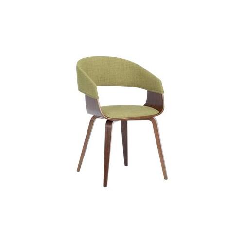 Alt View 19. Simpli Home - Lowell Mid Century Modern Bentwood Dining Chair in Acid Green Linen Look Fabric - Acid Green.