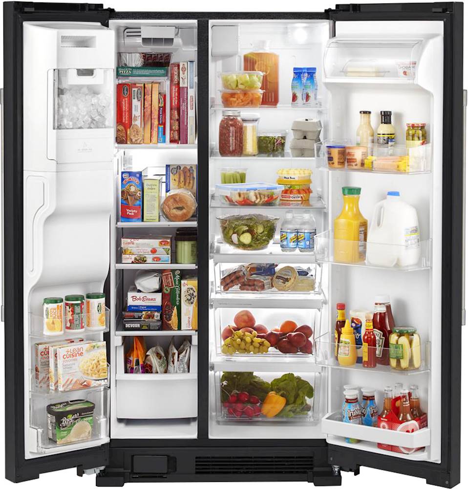 Best Buy: Maytag 24.5 Cu. Ft. Side-by-Side Freestanding Refrigerator ...