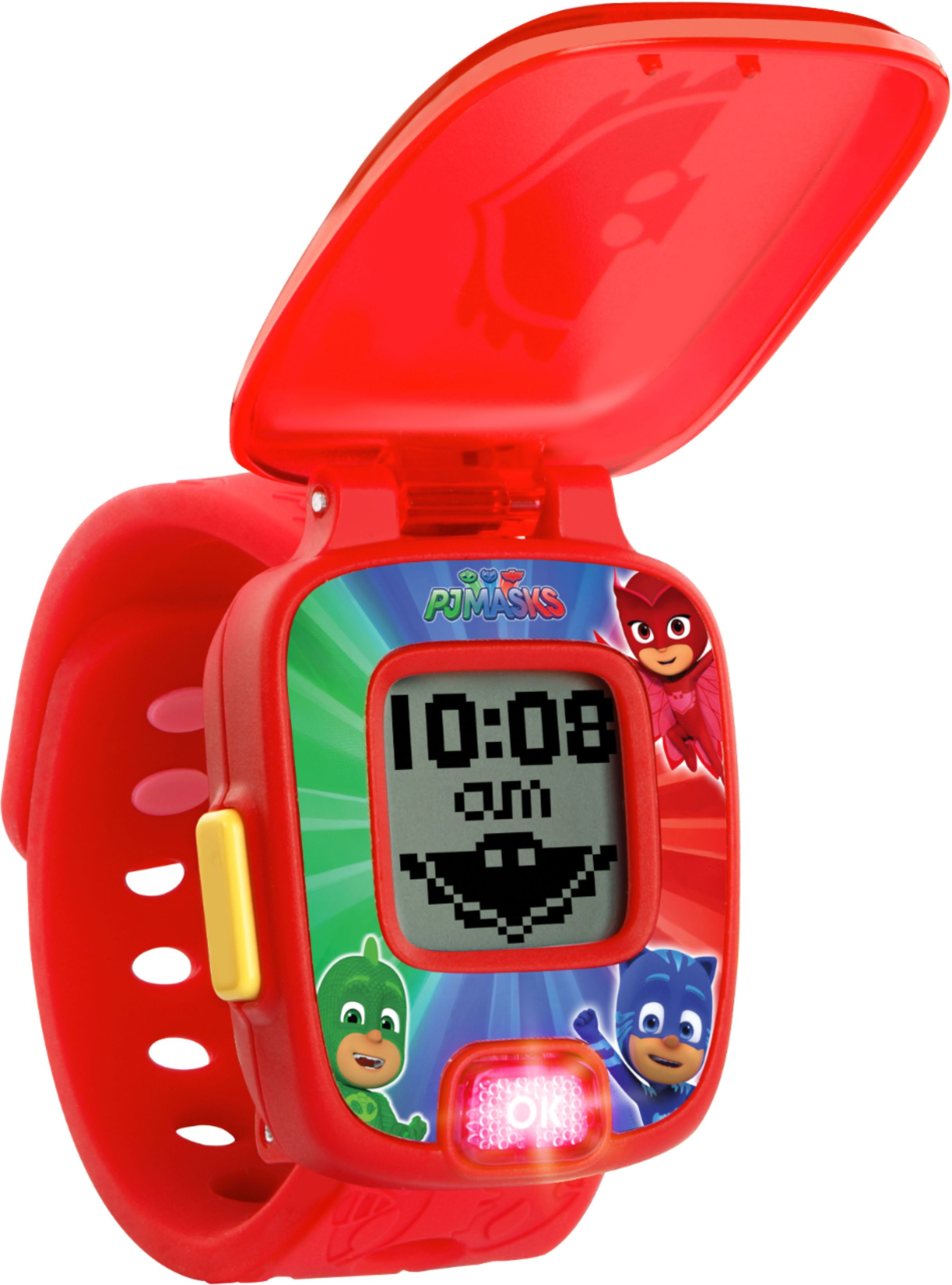 Angle View: VTech - PJ Masks Super Owlette Learning Watch - Red