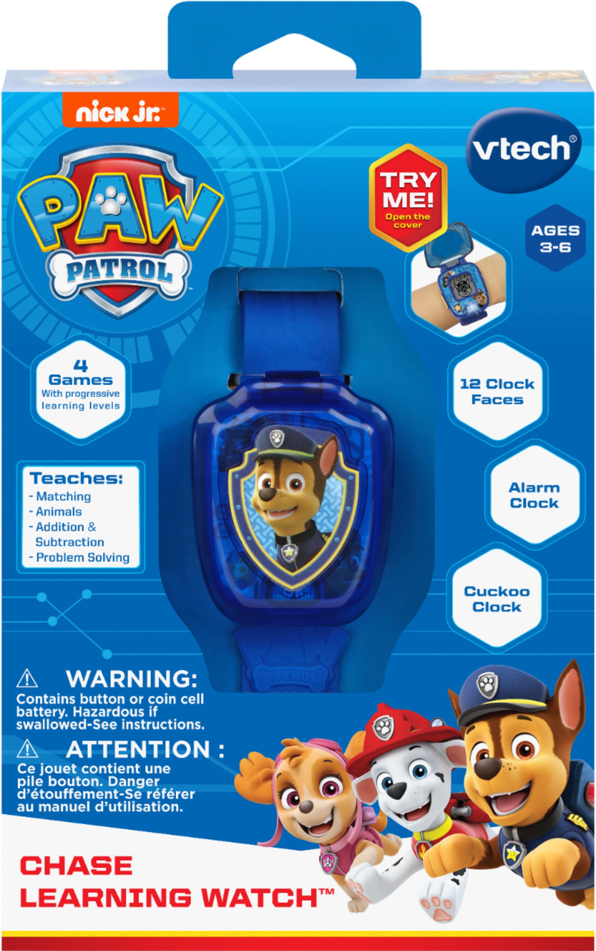 Buy: VTech PAW Patrol Chase Learning Watch Blue 80-199500