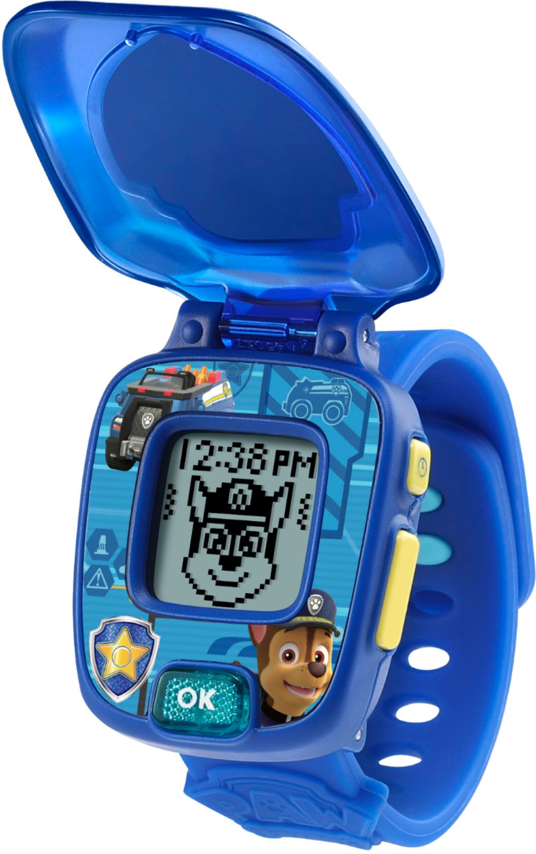 Left View: VTech - PAW Patrol Chase Learning Watch - Blue