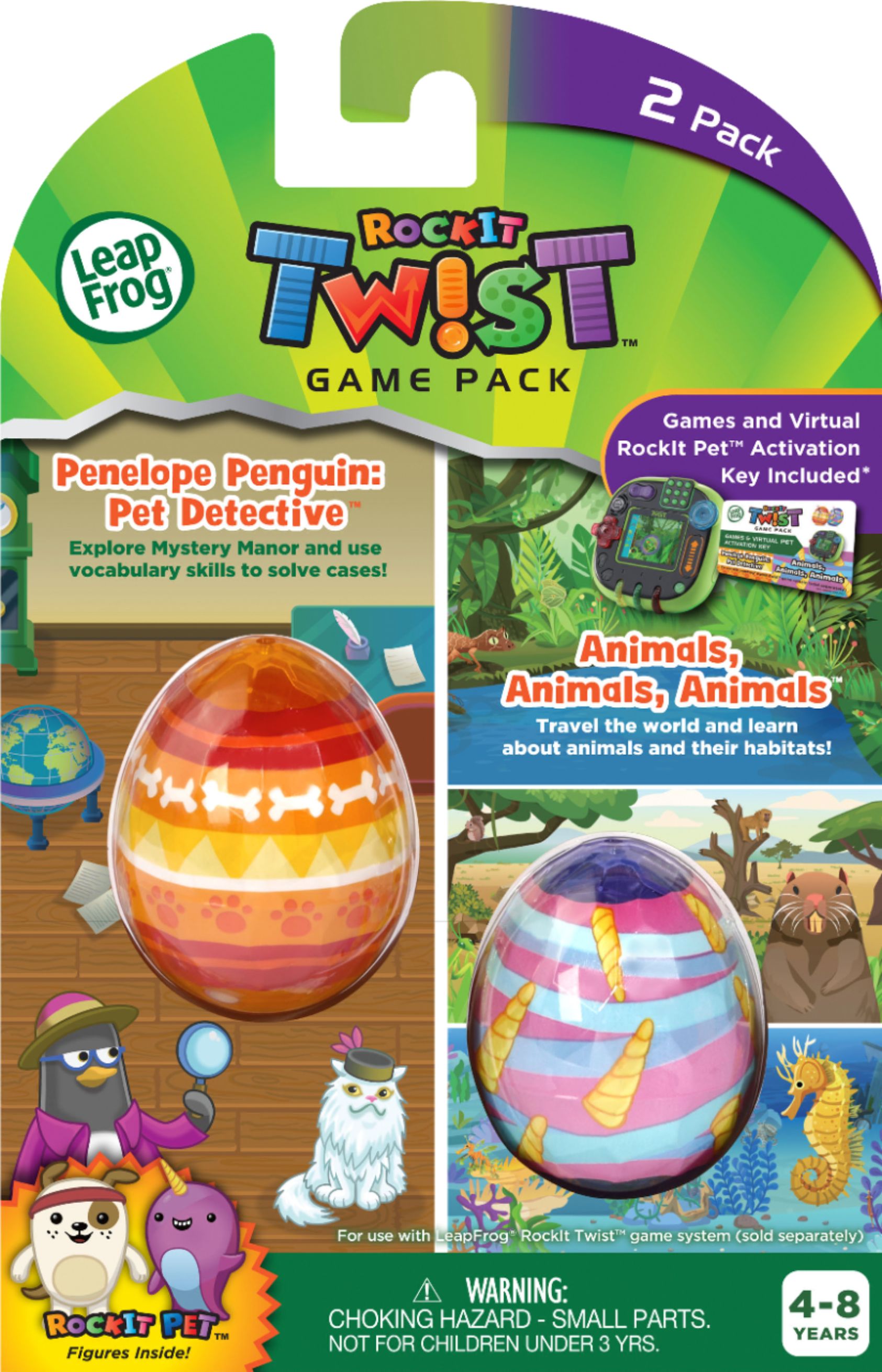 LeapFrog RockIt Twist Game Pack: Animals, Animals, Animals