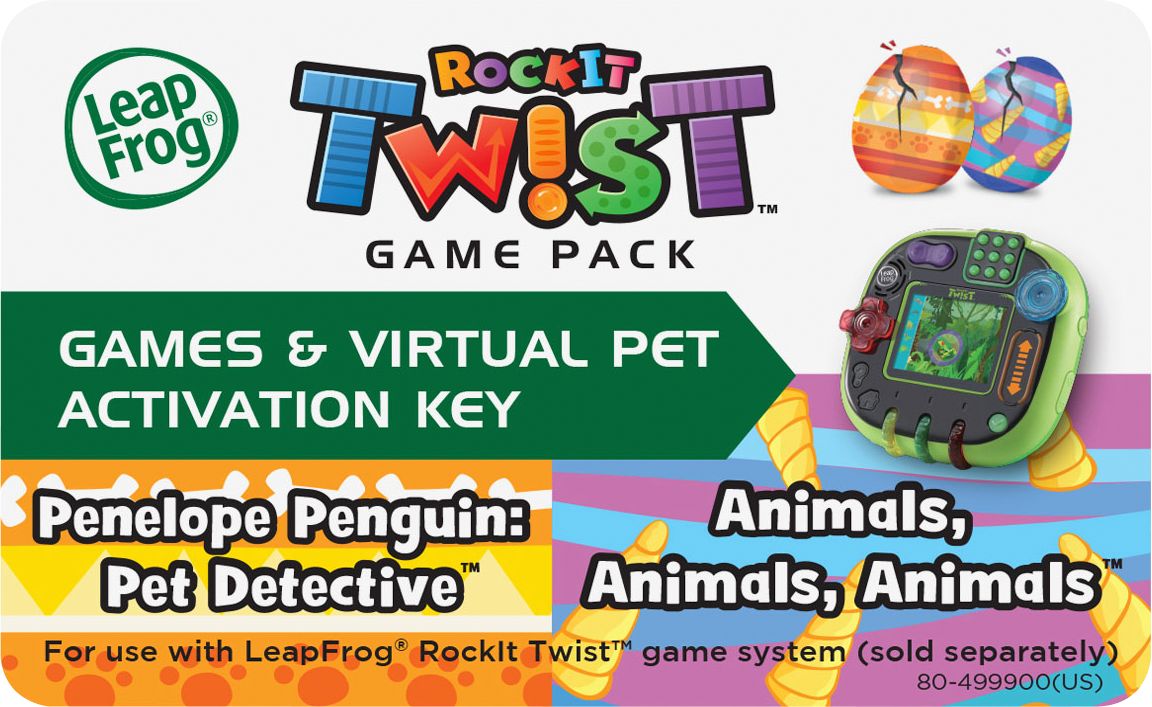 2leapfrog Rockit Twist Game 2 Pack Penelope Penguin and Animals for sale online 