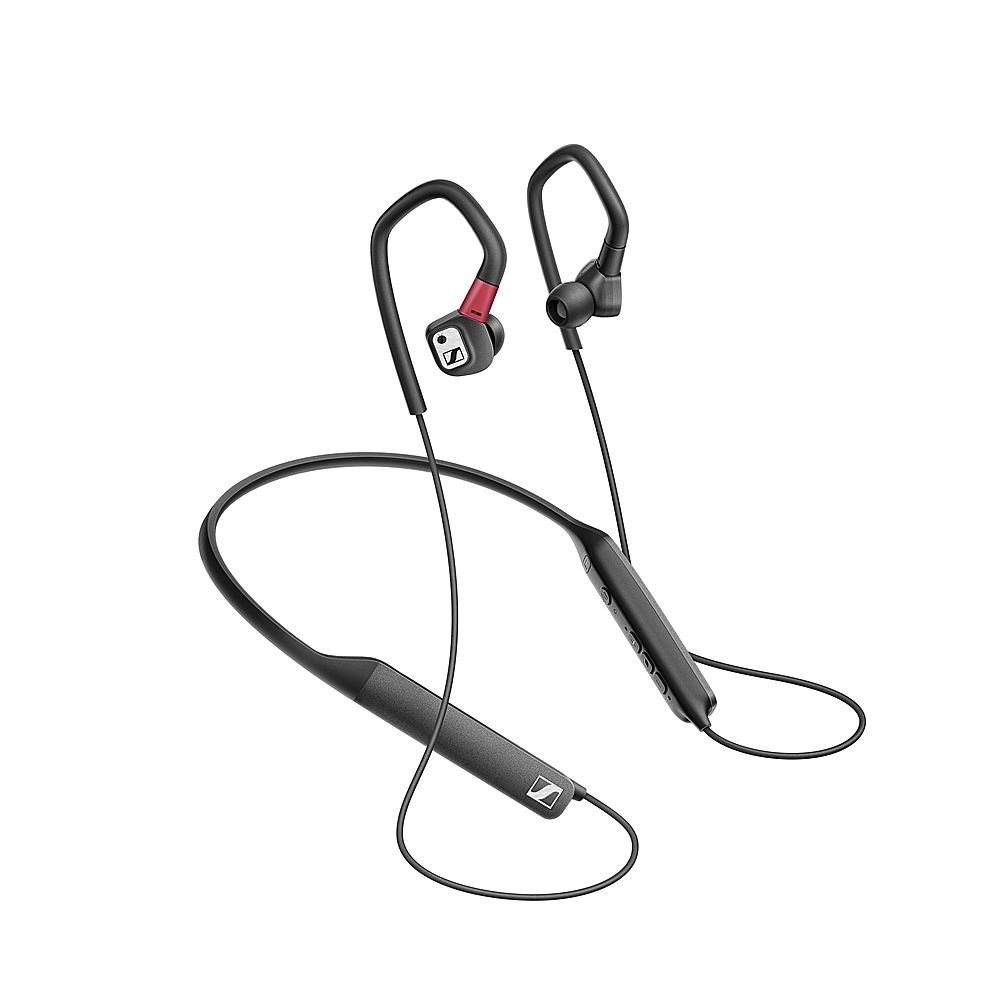 Angle View: Sennheiser - IE 80 S BT Wireless In-Ear Headphones - Black