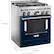 Alt View 16. KitchenAid - Commercial-Style 4.1 Cu. Ft. Slide-In Gas True Convection Range with Self-Cleaning - Ink Blue.