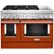 Front Zoom. KitchenAid - Commercial-Style 6.3 Cu. Ft. Freestanding Double Oven Dual-Fuel True Convection Range with Self-Cleaning - Scorched Orange.