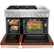 Alt View Zoom 12. KitchenAid - Commercial-Style 6.3 Cu. Ft. Freestanding Double Oven Dual-Fuel True Convection Range with Self-Cleaning - Scorched Orange.