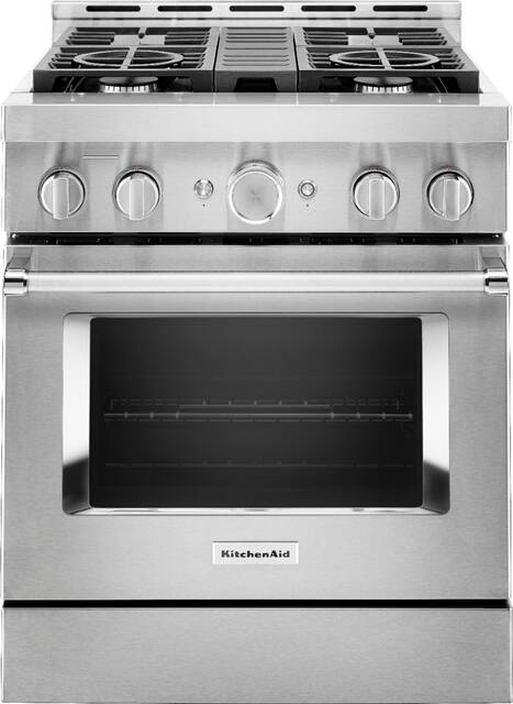 KitchenAid Commercial Style 4.1 Cu. Ft. Slide In Gas True