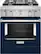 Front. KitchenAid - 4.1 Cu. Ft. Freestanding Dual Fuel True Convection Range with Self-Cleaning - Ink Blue.