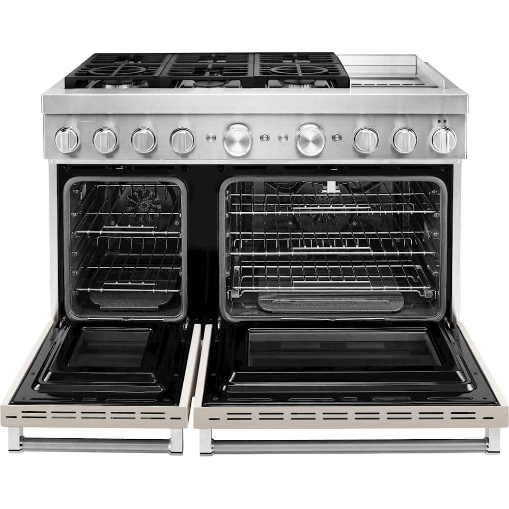 KitchenAid 6.3 Cu. Ft. Freestanding Double Oven Dual Fuel True ...