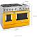 Alt View 18. KitchenAid - Commercial-Style 6.3 Cu. Ft. Freestanding Double Oven Dual-Fuel True Convection Range with Self-Cleaning - Yellow Pepper.
